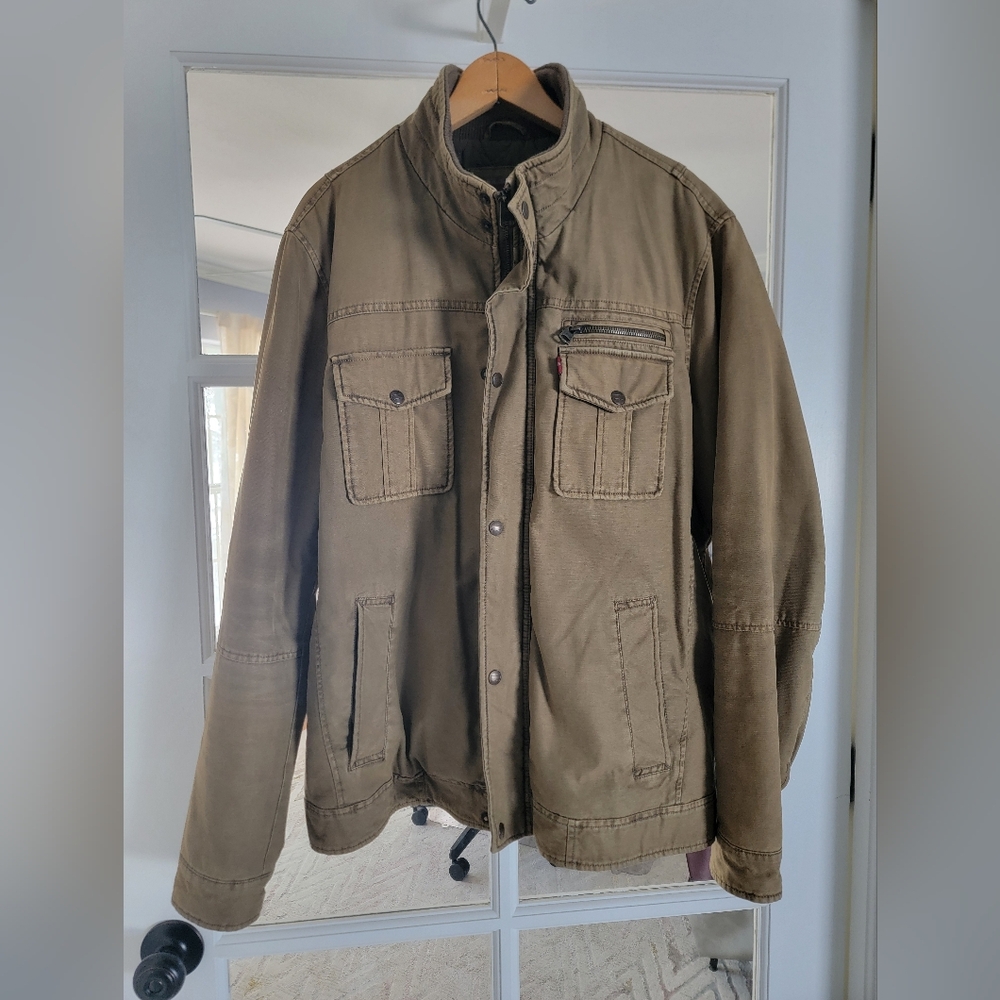 Levi's Khaki Military Field Jacket